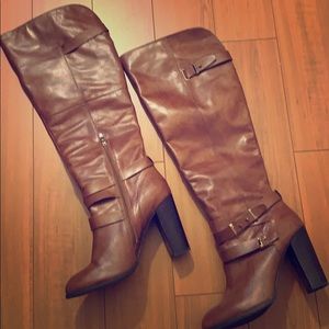 Aldo Brown Leather Boots